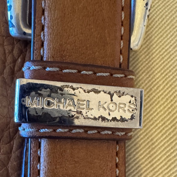 MICHAEL Michael Kors Tan Brown Leather Shoulder Bag - Picture 3 of 11